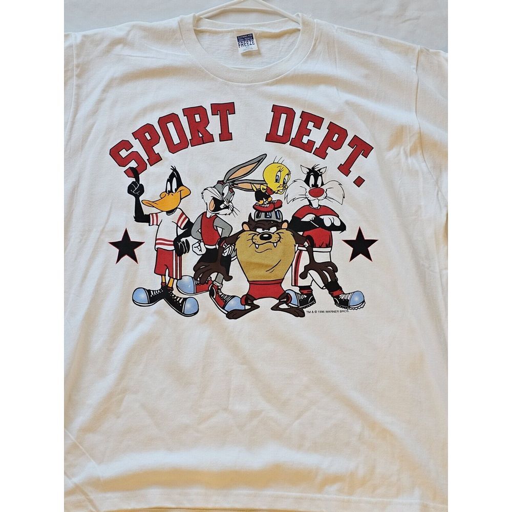 Vtg Looney Tunes Sports Dept. Graphic‎ Size XXXL 3XL Very Clean 90's Warner Bros